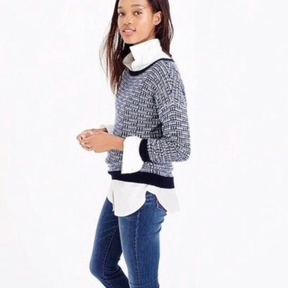 J. Crew ~ Metallic tweed sweater - Picture 1 of 9